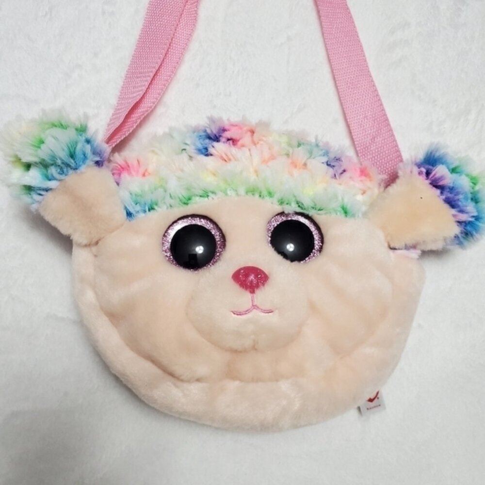 Kids Rainbow TY Stuffy Shoulder Bag